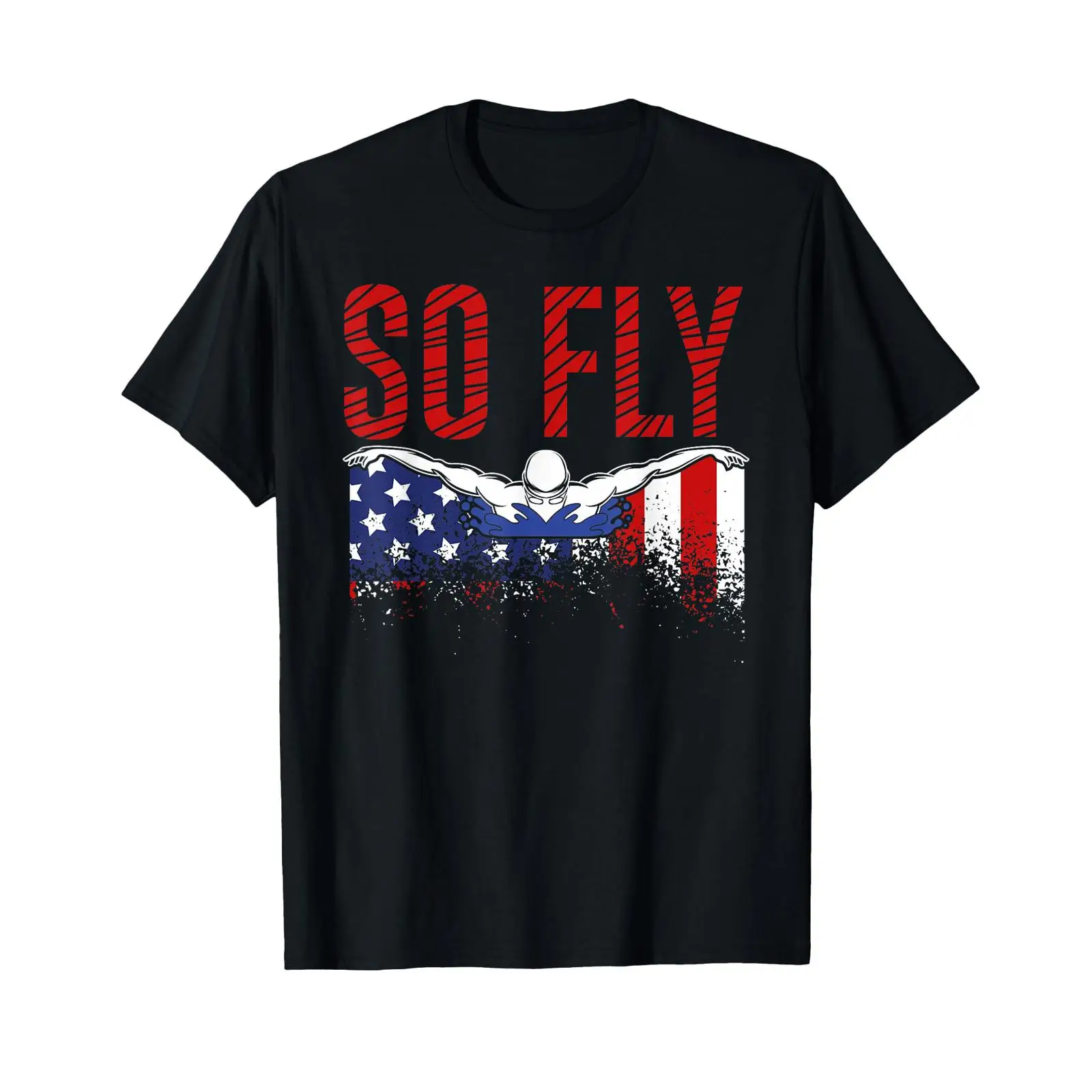Aquatic Sports Swimming - Футболка So Fly USA для спортсменов