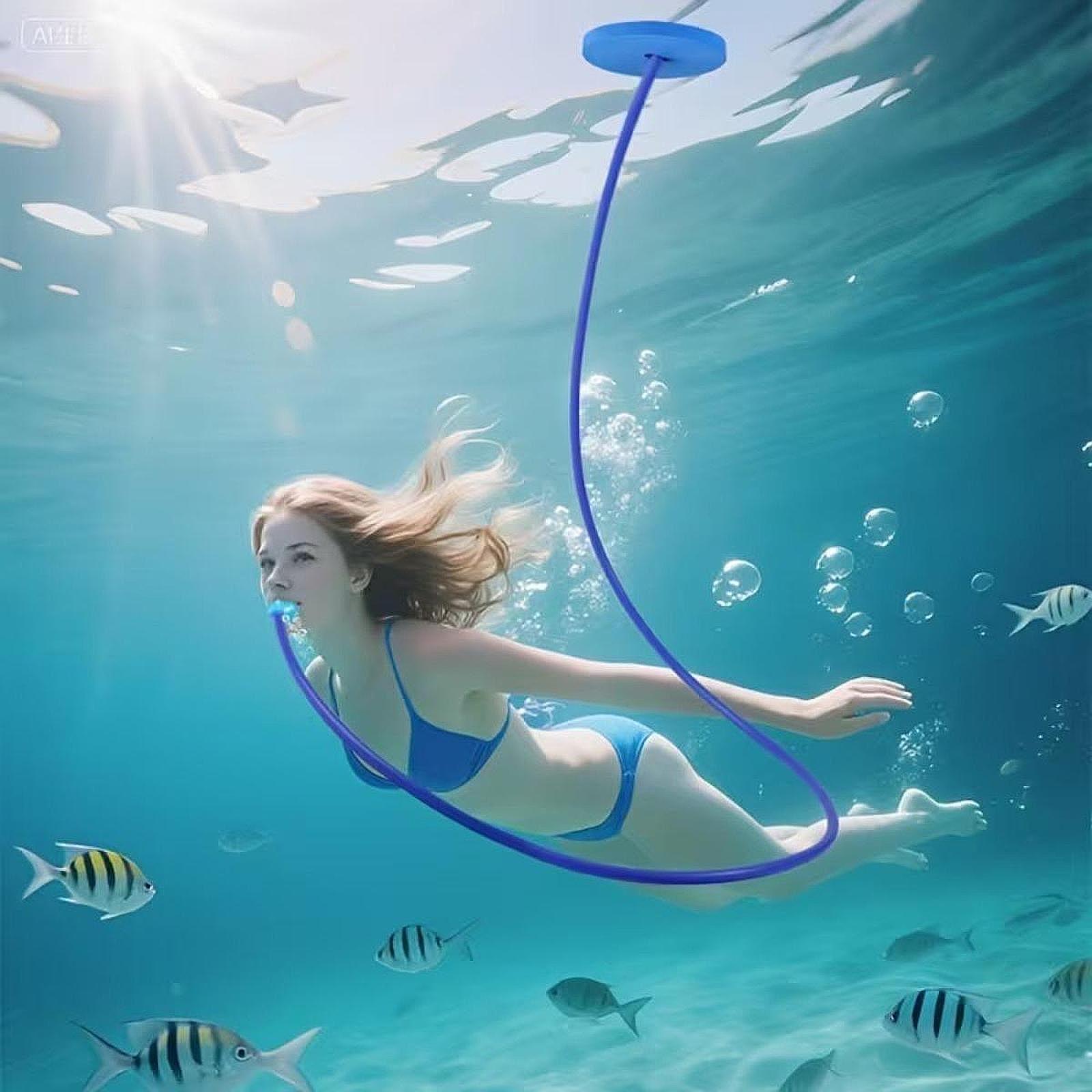 Aquatic Sports Swimming - Силиконовая портативная трубка для дайвинга с